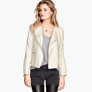 H&M Moto Linen Jacket